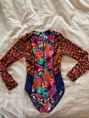 Girls long sleeve swimsuit